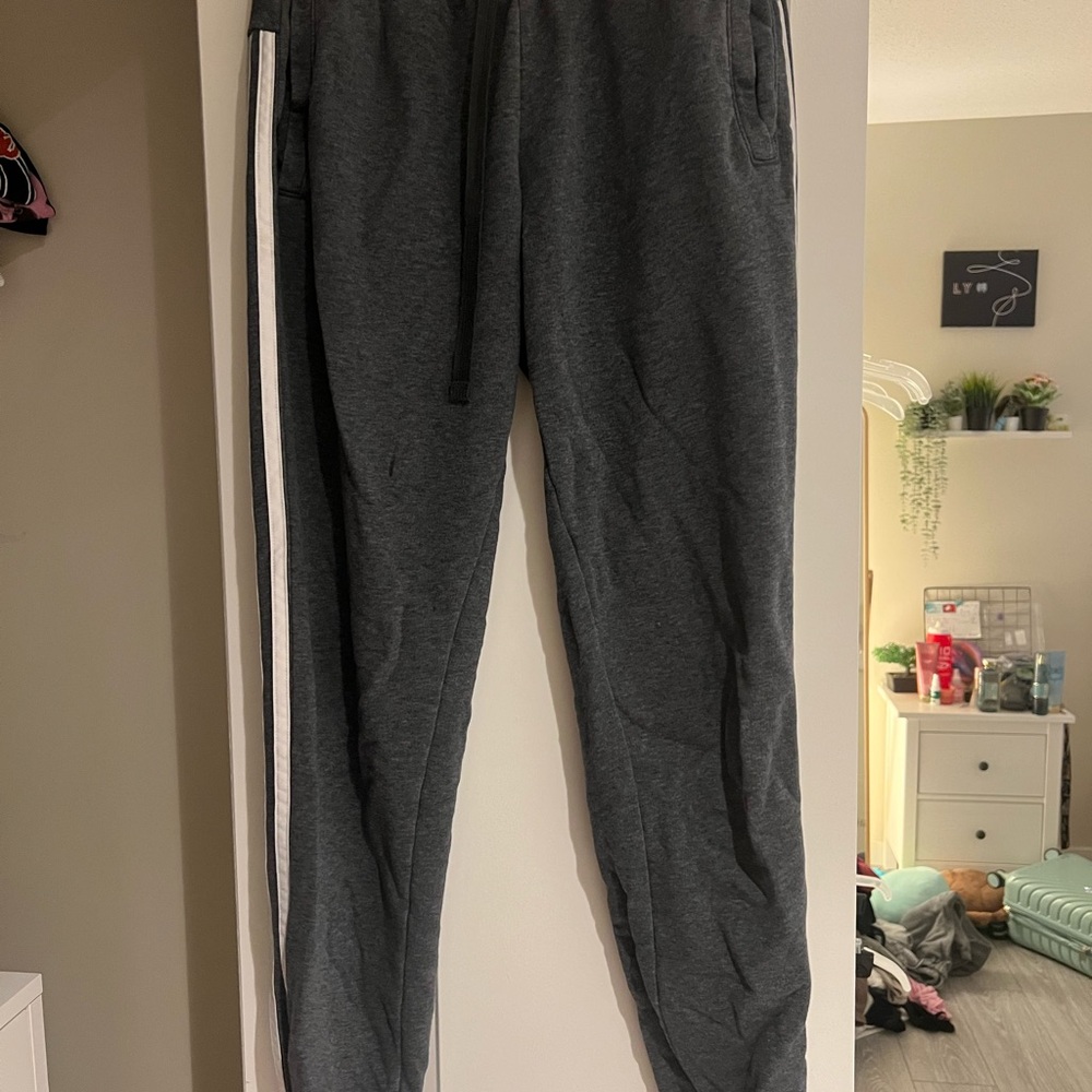 Adidas Joggers with White Stripe